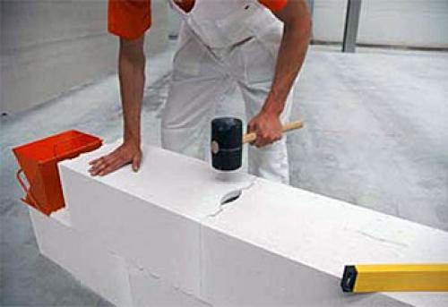 Технология строительства стен из газобетона. Технология кладки стен