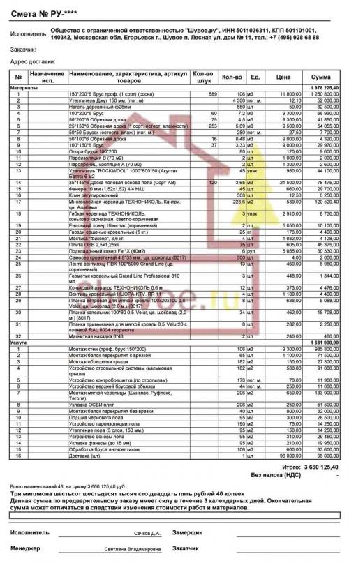 Строительства дома из бруса смета. Смета на строительство дома