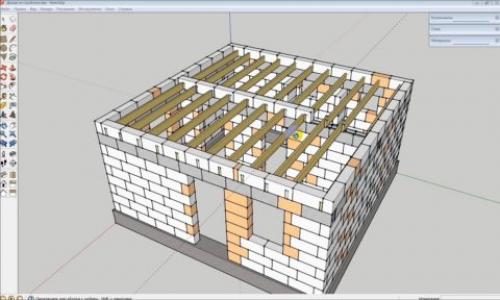 Перекрытия по деревянным балкам в доме из газобетона. Особенности монтажа деревянных балок перекрытий в газобетонном доме