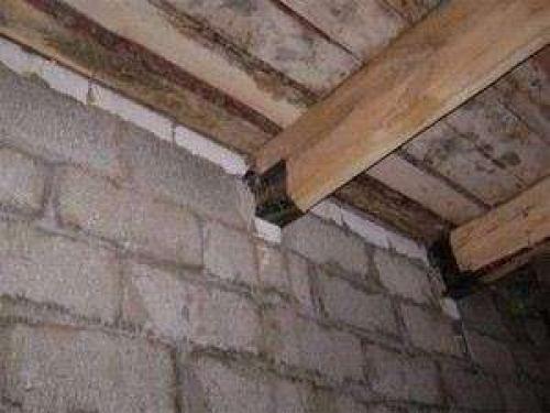Пирог межэтажного перекрытия по деревянным балкам