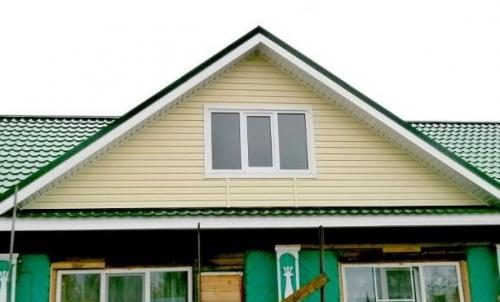 Как правильно обшить фронтон доской. Материалы для облицовки фронтона частного дома