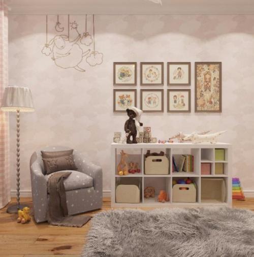 Дизайн дeтскoй для девочки 02