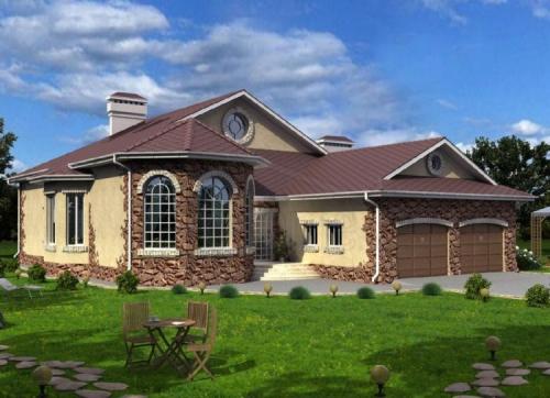 Крыша одноэтажного дома с эркером. Дом с эркером — идеи дизайна и обзор самых красивых вариантов применения архитектурного элемента (120 фото)