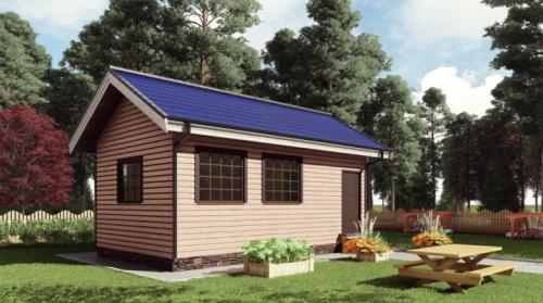Проекты самых маленьких дачных домиков. Садовые домики экономкласса: разновидности и советы по выбору