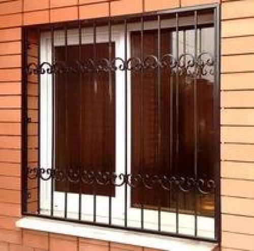 Виды решеток на окна. Распашные конструкции решеток 15