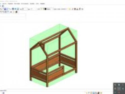 Кровать домик пошаговая инструкция. Кроватка-домик: чертежи, инструкция, как сделать своими руками