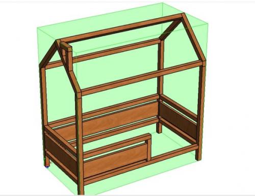 Кровать домик пошаговая инструкция. Кроватка-домик: чертежи, инструкция, как сделать своими руками