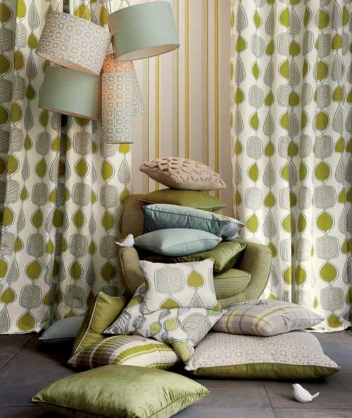 Растительные мотивы в интерьере 04