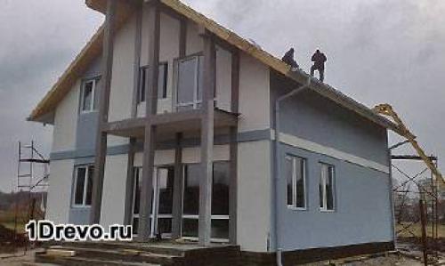 Штукатурка фасада деревянного дома. Преимущества штукатурки для деревянного здания