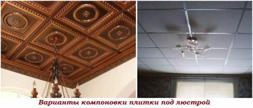 Как правильно клеить плитку на потолок и откуда надо начинать. Разметка потолка