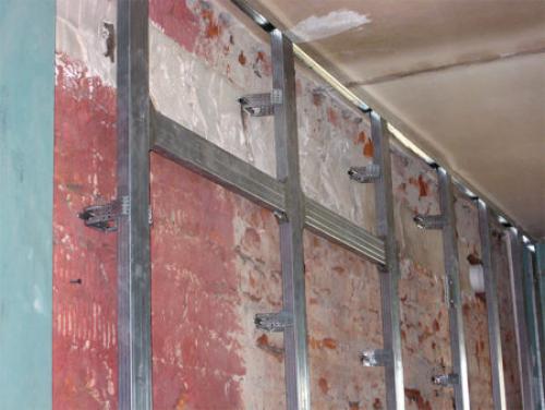 Обрешетка под гипсокартон. Материал каркаса