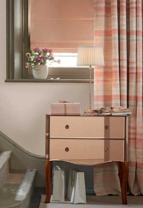 Коралловый цвет в интерьере 04