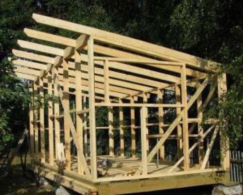 Односкатная крыша. 