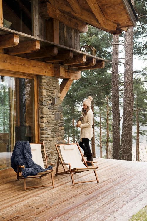 Уютный деревянный домик 12