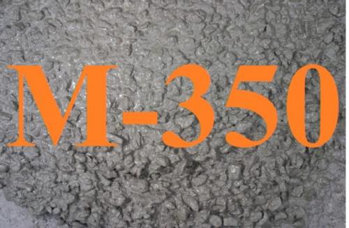 Состав бетона М350 на 1м3. Характеристики и пропорции бетона М350