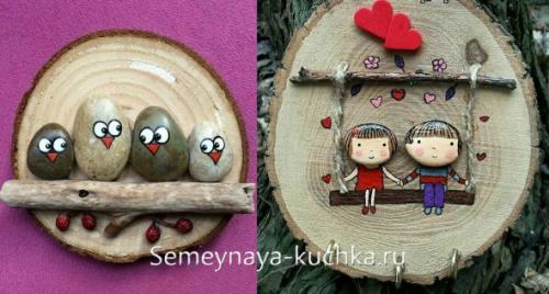 Что можно вырезать лобзиком из дерева детям. из спилов бревна.