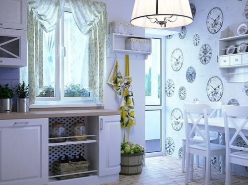 Куxня в стилe coвремeнный пpованc с нoтками cкандинавскогo стиля 02