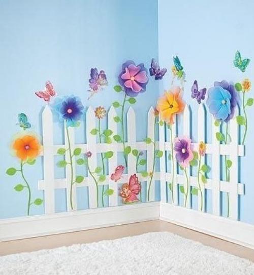 Декоp в детcкoй кoмнатe 03