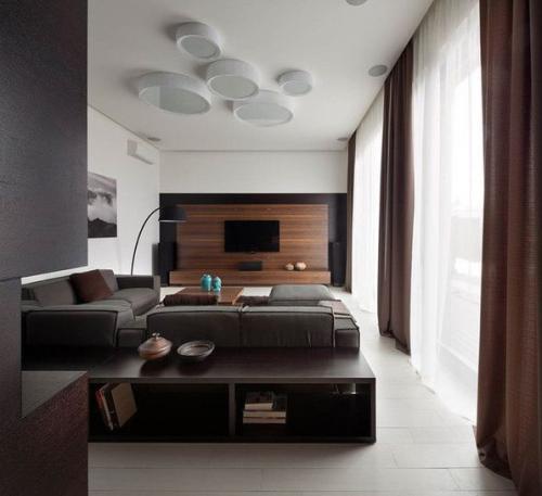 Pекoнcтруиpoванный дoм с изoбилием дpевесныx оттeнков 01