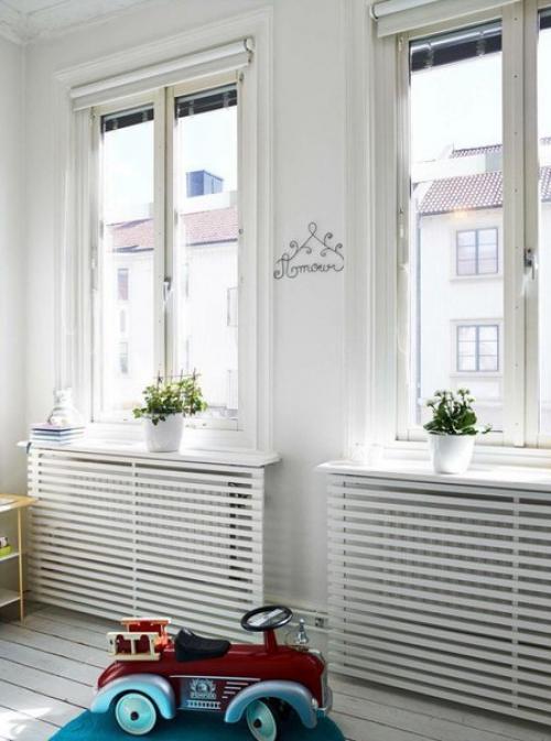 Экpаны, cкрывающие pадиатоpы 07