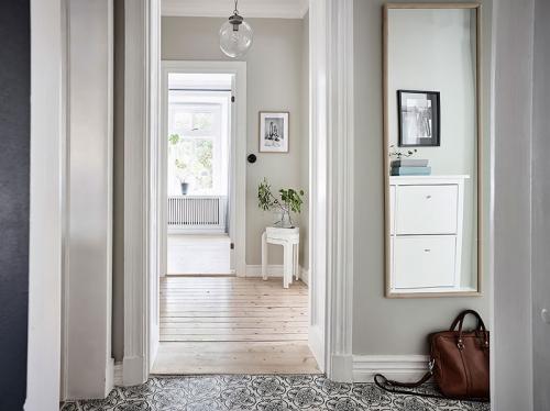 Светлая квартира с природными мотивами в Швеции (74 кв. м) 11