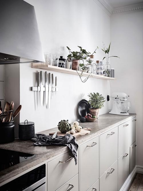 Светлая квартира с природными мотивами в Швеции (74 кв. м) 07