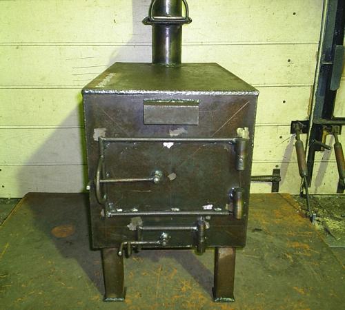 Экономичная печь на отработке. Печь на отработке из газового баллона, выполненная своими руками