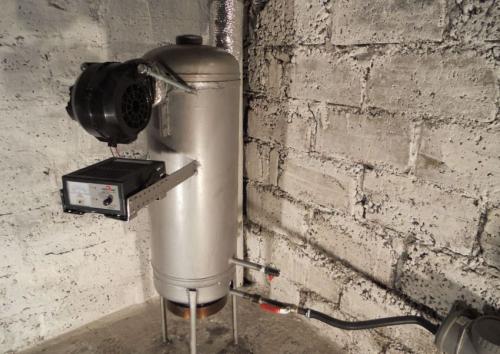 Печка в Гараж на отработке. 02 Печка в Гараж на отработке. 02