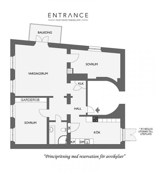 Светлая квартира с природными мотивами в Швеции (74 кв. м) 15
