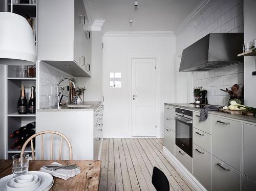 Светлая квартира с природными мотивами в Швеции (74 кв. м) 09