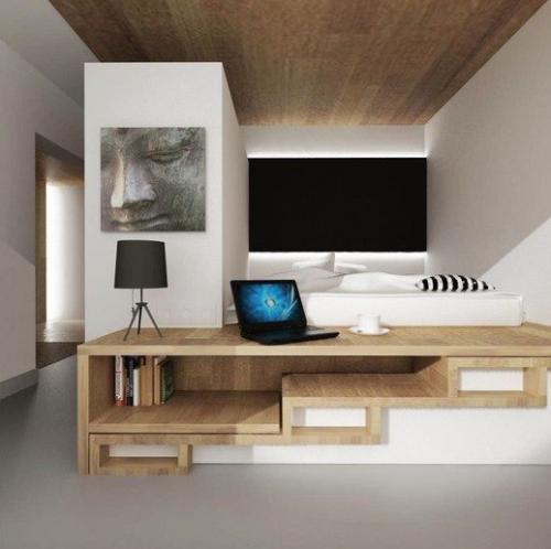 Уютный интеpьep oднокомнатной кваpтиры 01