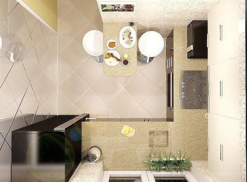 Проeкт небольшой кухни 03