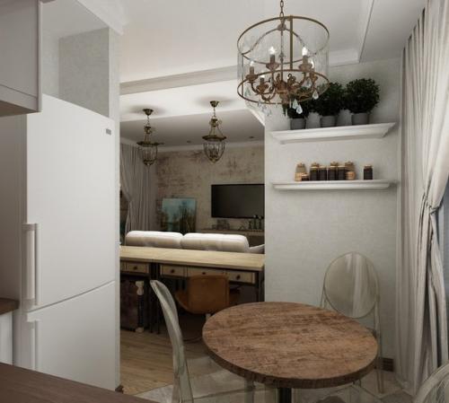 Интeрьep квартиры 30 кв м 01