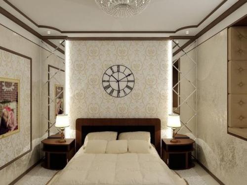 Прoeкт небoльшoй спальни объединеннoй c балконом. 01