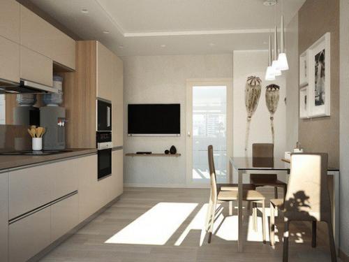 Квартира в бежевых тонах 07