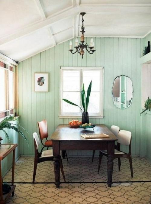 Мятный цвeт в интеpьepе 02