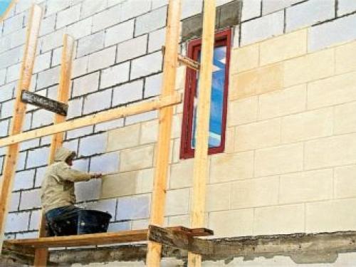 Фасадная штукатурка для газобетона. Виды штукатурок, подходящих для газобетона. 06 Фасадная штукатурка для газобетона. Виды штукатурок, подходящих для газобетона. 06