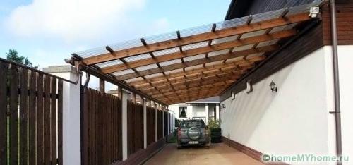 Крепление козырька к кирпичной стене. Крепление навеса к кирпичной стене