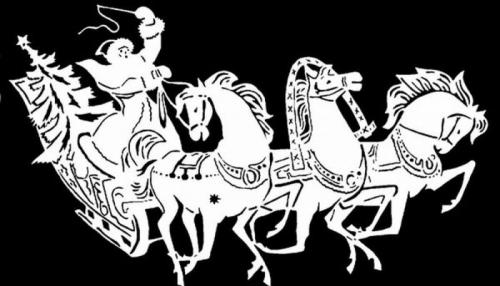 Трафареты на Новый год 2020. Трафареты на окна на Новый год 2020: крыски или мышки, снежинки и компания