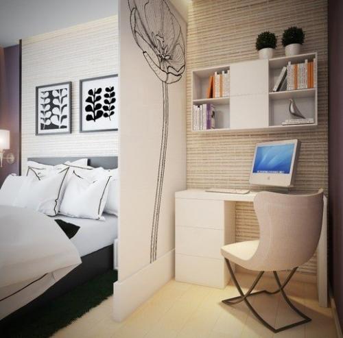 Дизайн спальни в сиреневых тонах 04