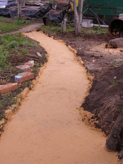 Песчаник для дорожек. Применение песчаника 03