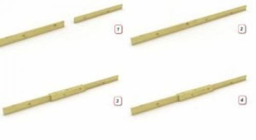 Сращивание досок для балок перекрытия. Базовые методы сращивания стропил