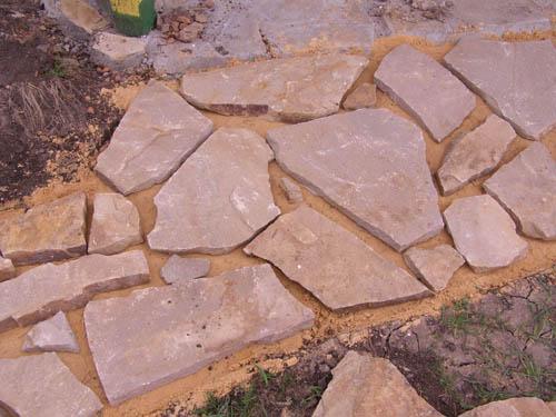 Песчаник для дорожек. Применение песчаника 05