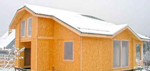 Строительство щитового дома. Каркас щитового строительства