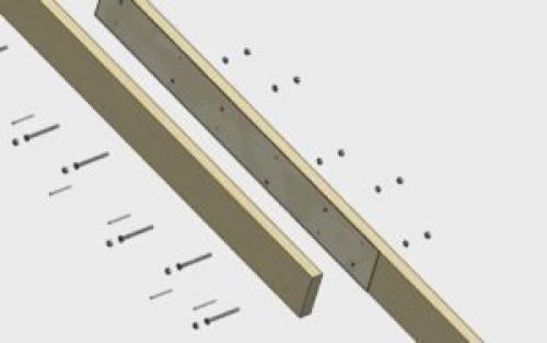 Сращивание досок для балок перекрытия. Базовые методы сращивания стропил