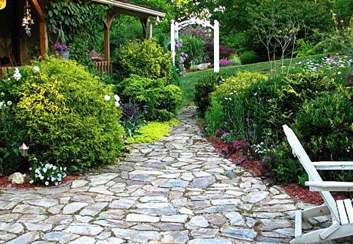 Песчаник для дорожек. Применение песчаника 07