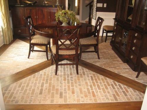 Пол из кирпича в доме. Теплые полы в доме 02 Пол из кирпича в доме. Теплые полы в доме 02