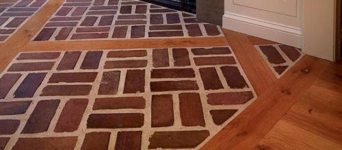 Пол из кирпича в доме. Теплые полы в доме 04 Пол из кирпича в доме. Теплые полы в доме 04