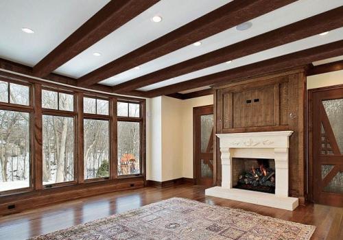 Потолок в деревянном доме своими руками. Отделка потолка натуральными материалами