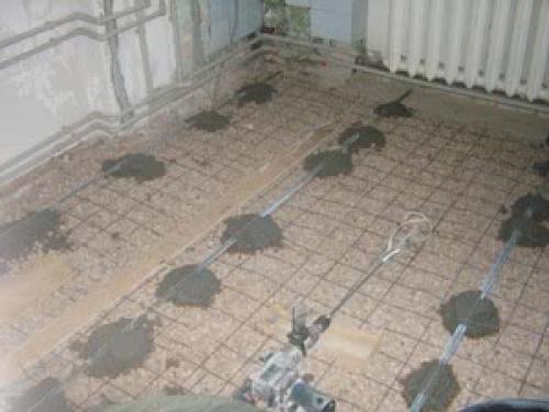 Пол из кирпича в доме. Теплые полы в доме 08